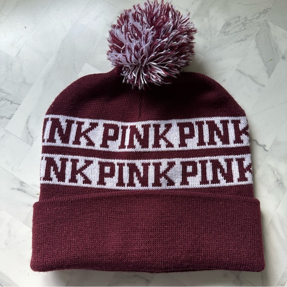 PINK Victoria’s Secret Pom Pom hat